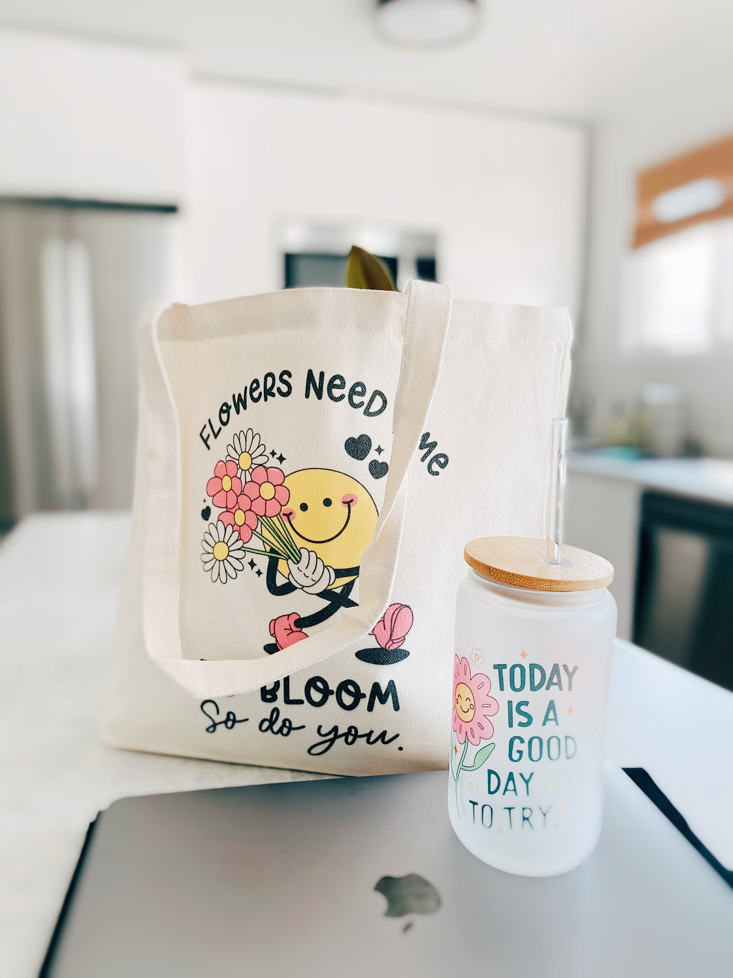 Bloom Canvas Tote bag