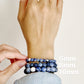 Blue Sodalite gemstone Beaded Bracelets (6mm, 8mm, 10mm)
