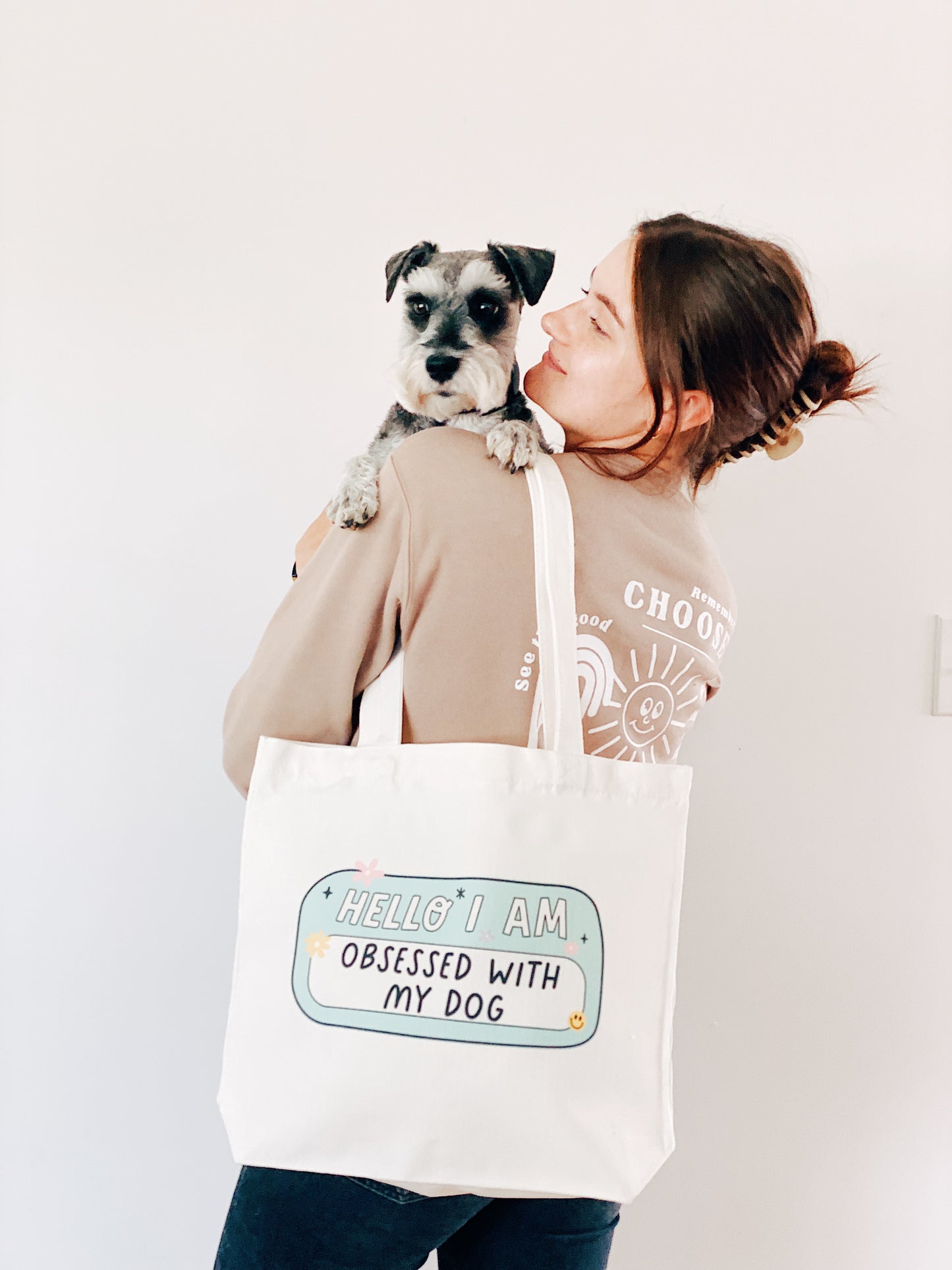 Obsessed With My Dog Canvas Tote bag