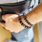 Black Onyx + Black lava bead bracelet - 10 MM