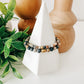 Picasso Jasper gemstone bead bracelet set (4mm + 6mm)