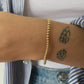 3mm + 4mm Gold Filled Beaded Bracelets