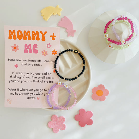 Mommy + Me - Heart Bracelets