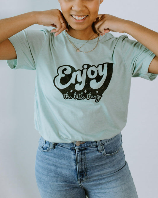 Enjoy The Little Things - Mint t-shirt