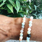 Amazonite + Rose Gold diffuser bead bracelet - 6 MM