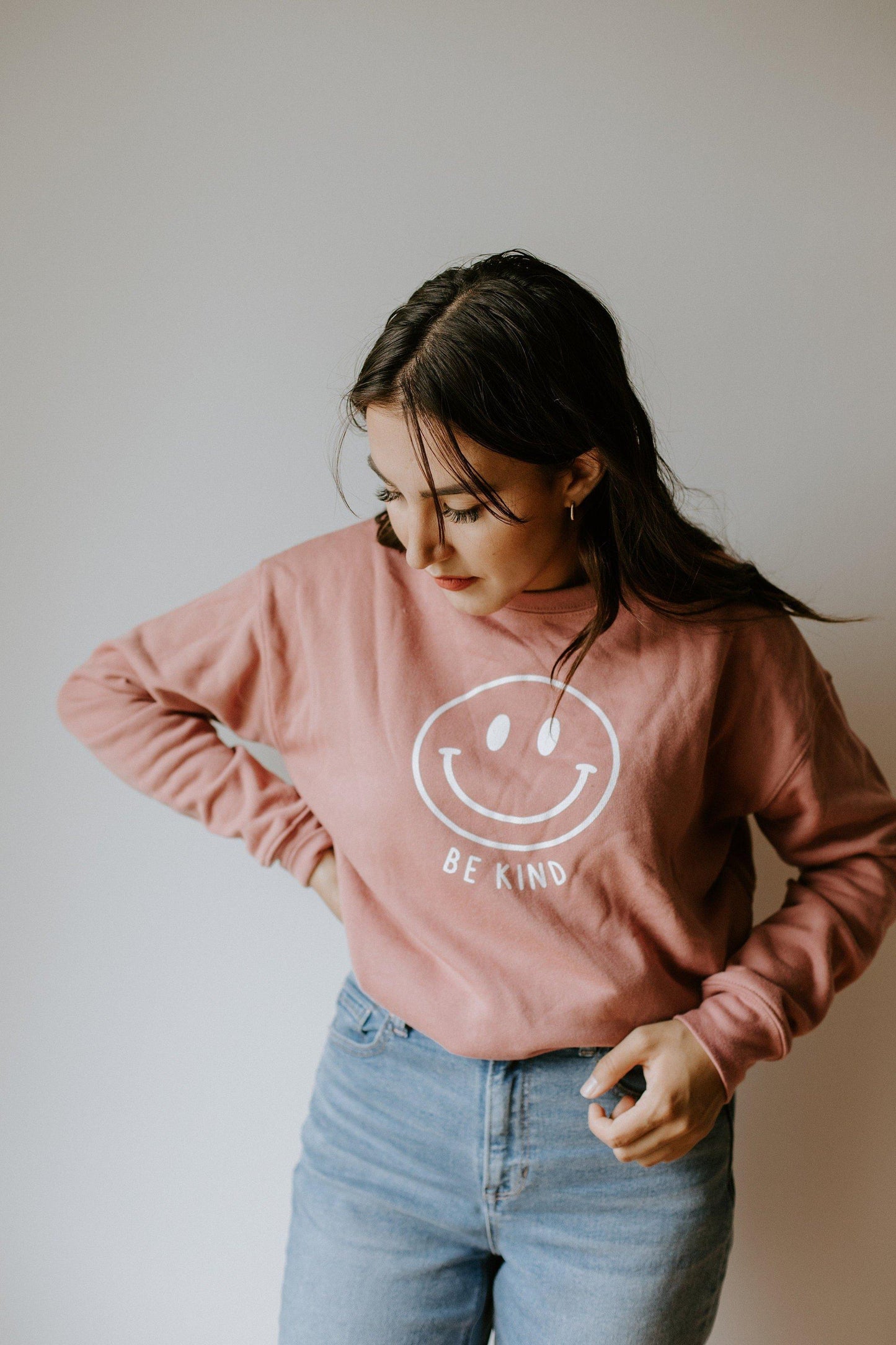 Be Kind Smiley face - Crewneck sweatshirt
