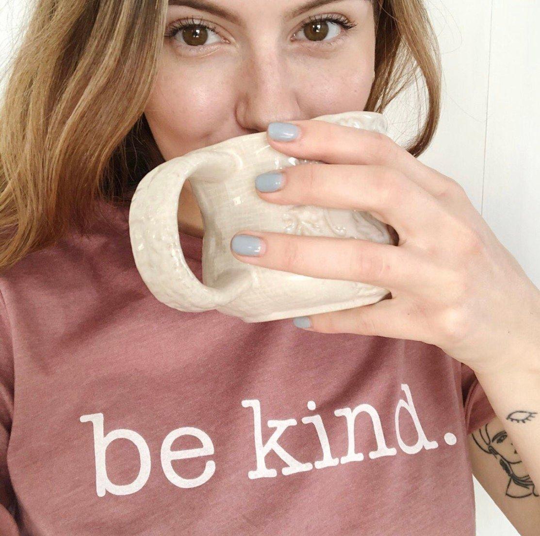 Be Kind. - Mauve T-shirt